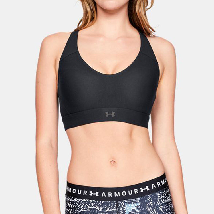 (WMNS) Under Armour Vanish Mid Bra 'Black' 1311811-003 - 3