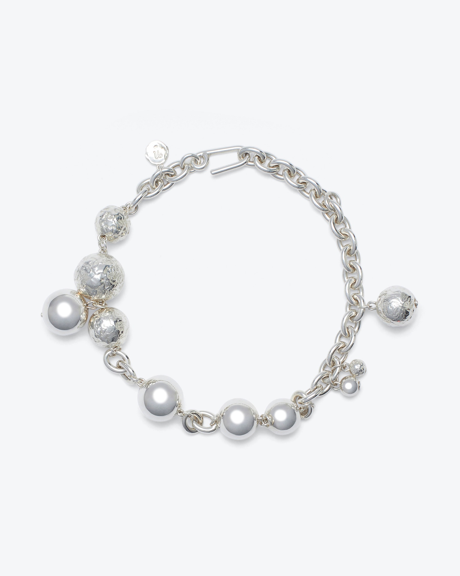 CHARLOTTE - Recycled silver necklace - 1