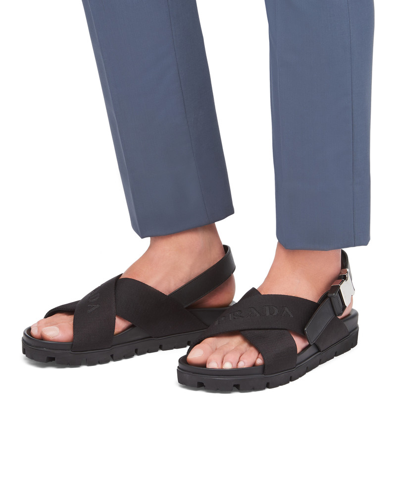 Prada Leather Sandals outlook