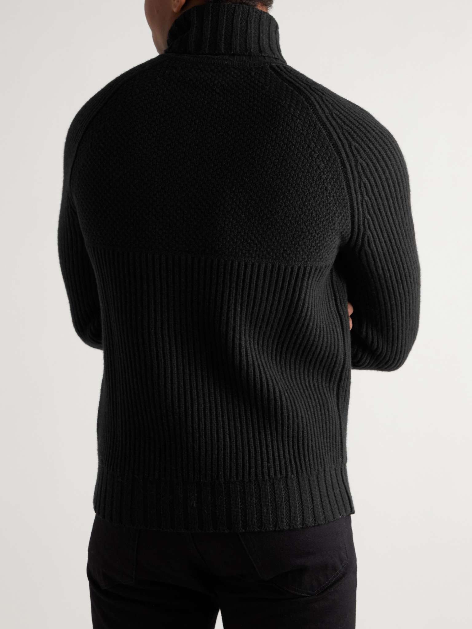 Marine Wool Rollneck Sweater - 4