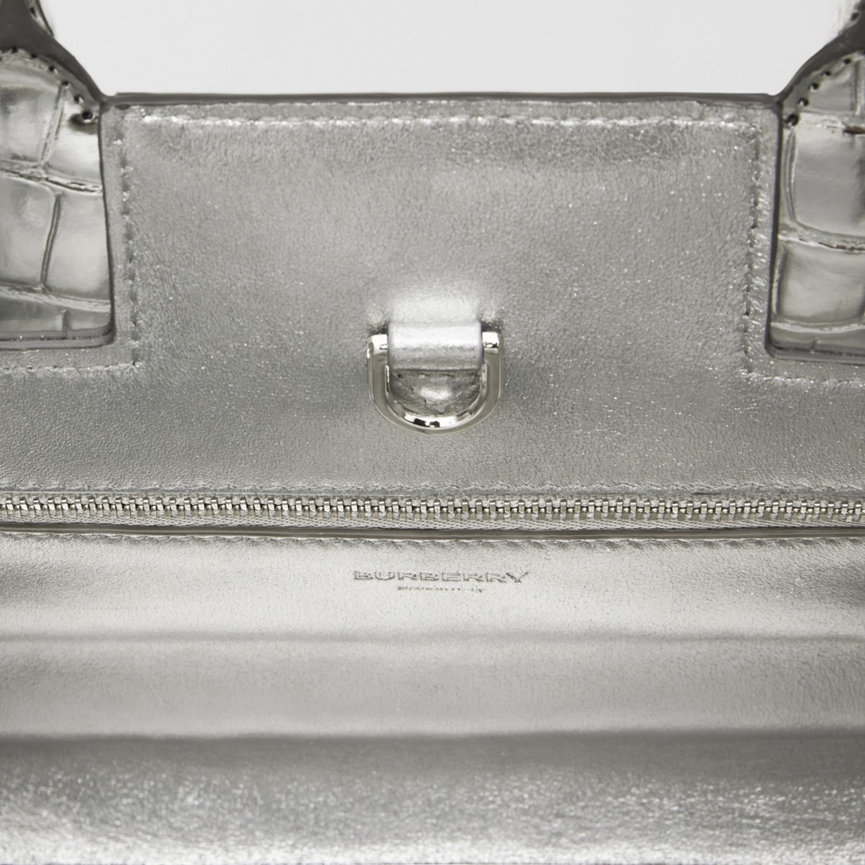 Metallic Embossed Leather Mini Frances Bag - 9