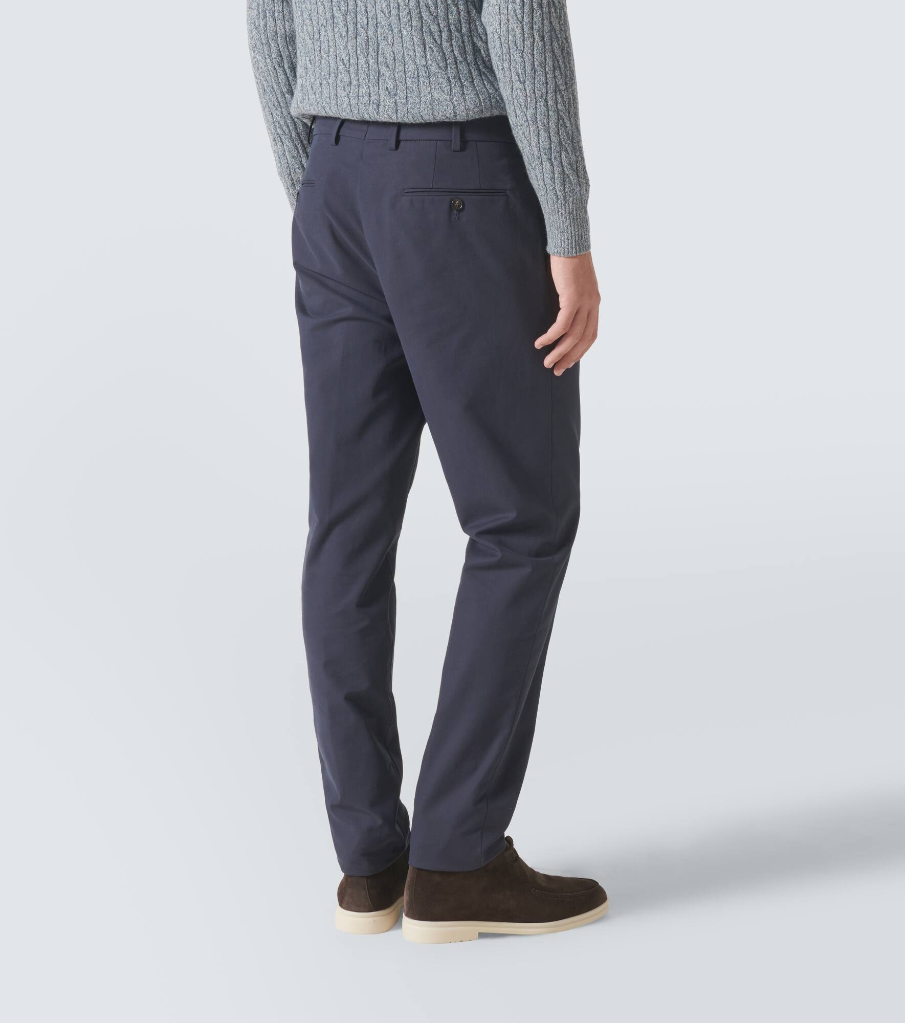 Carlo cotton-blend satin straight pants - 4