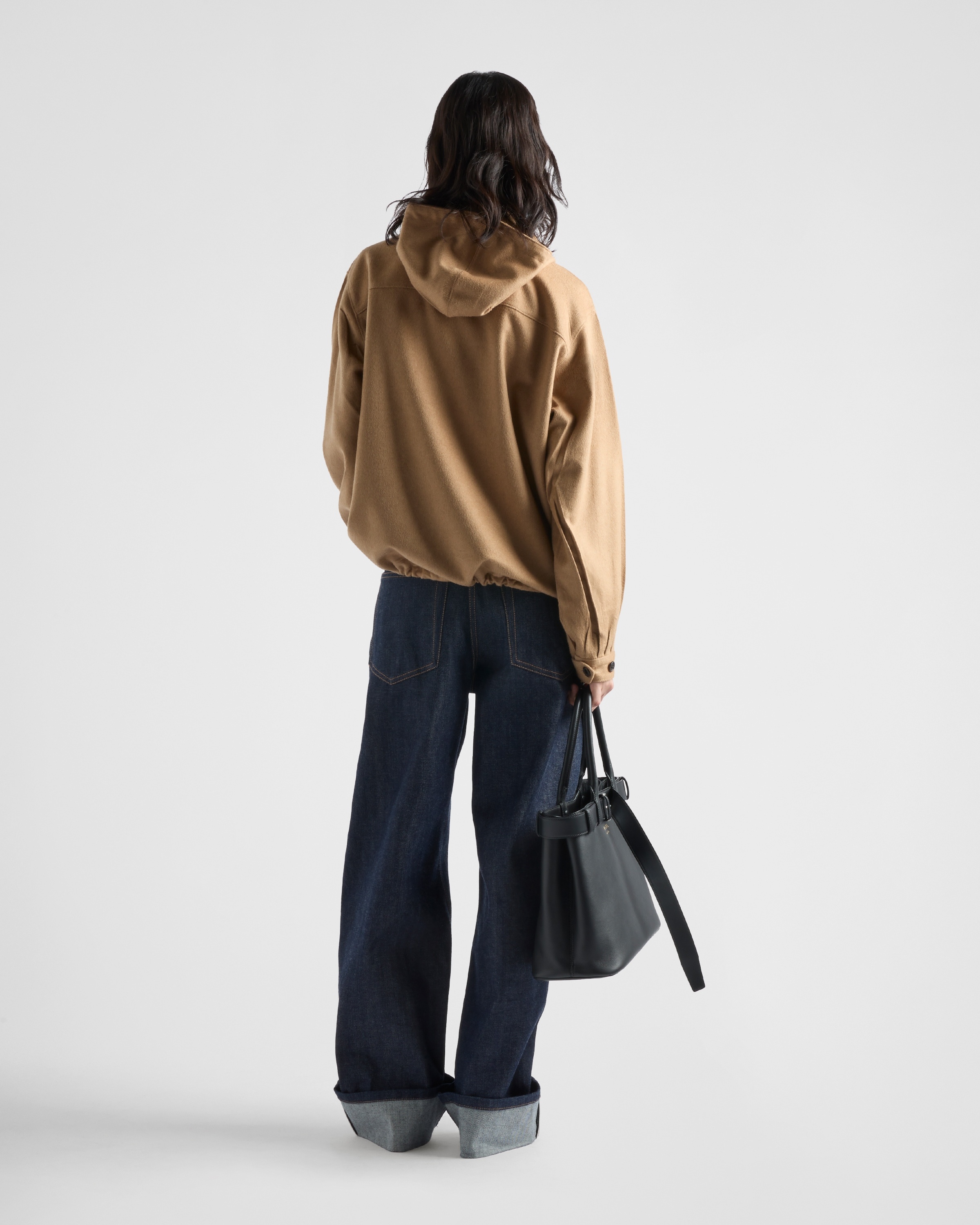 【プラダ・PRADA】Camel-hair anorak Prada Camel-hair anorak | REVERSIBLE