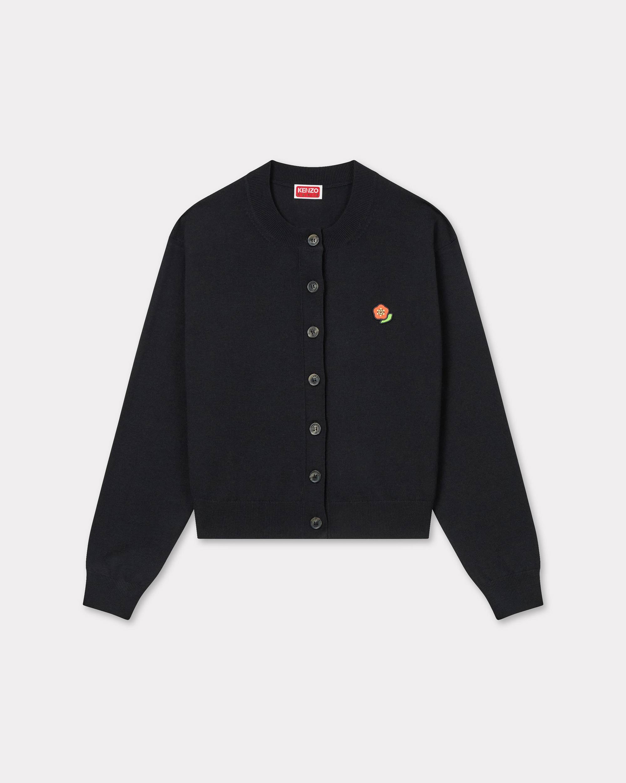'KENZO Pop' embroidered cotton cardigan - 1
