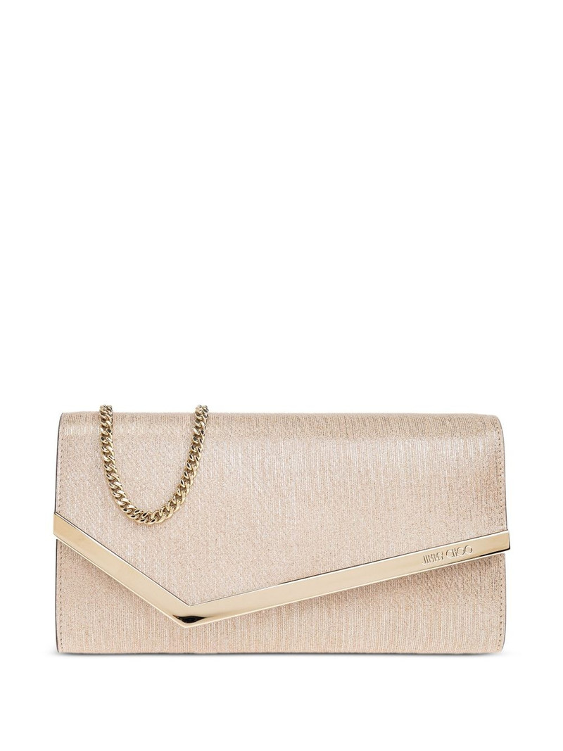 metallic-leather clutch bag 1