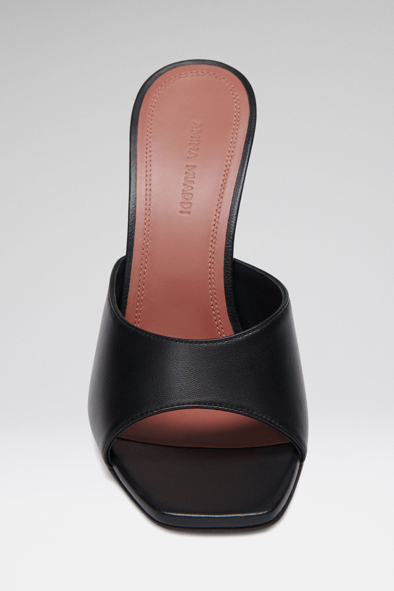 Amina Muaddi LUPITA SLIPPER BLACK NAPPA outlook
