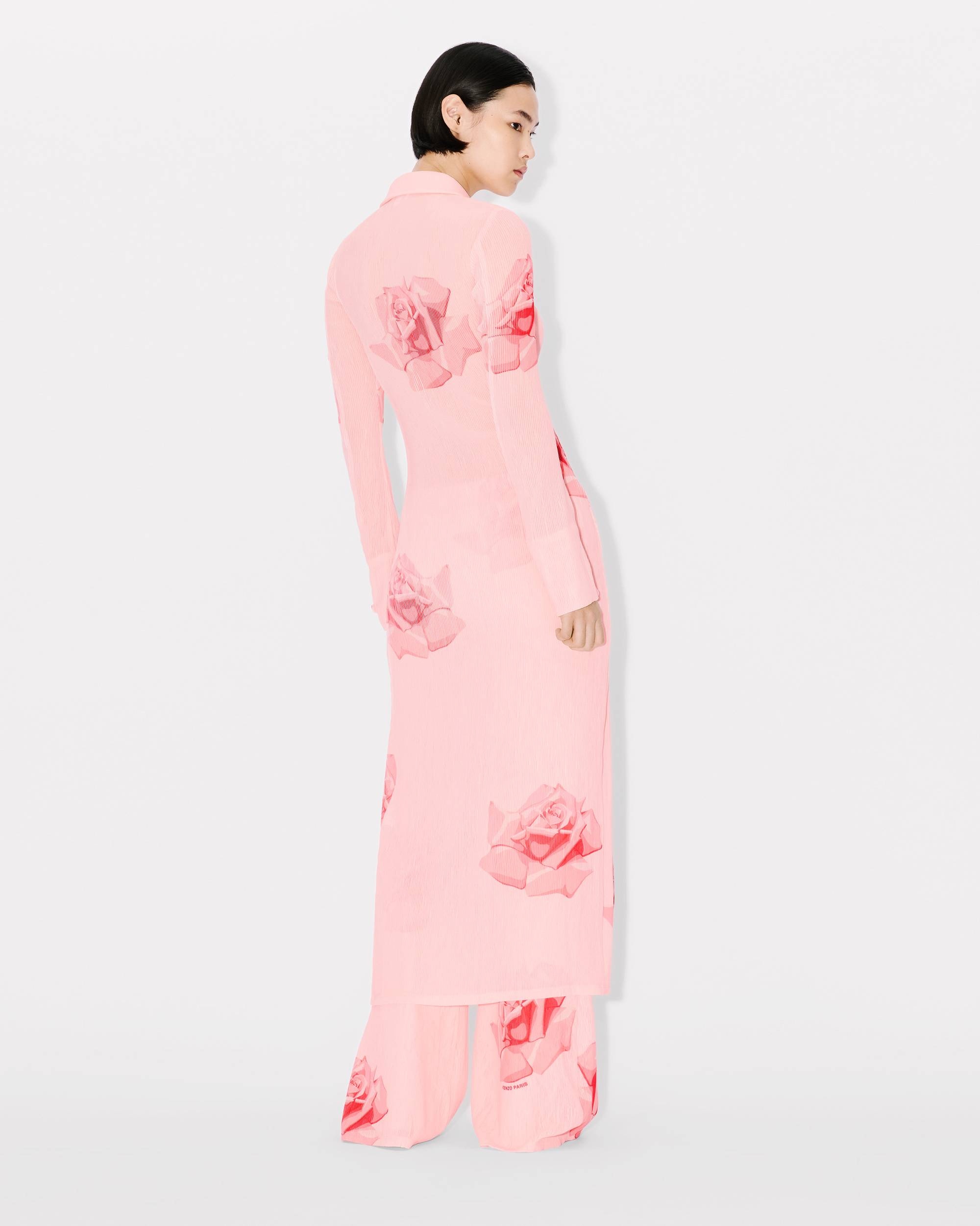 'KENZO Rose' elevated woven cardigan - 3
