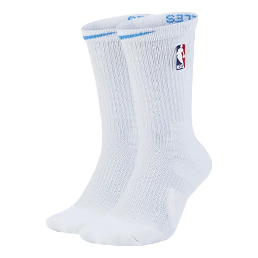 Nike NBA Los Angeles Lakers City Version Sports Socks Couple Style One Pair White CK8827-100 - 1