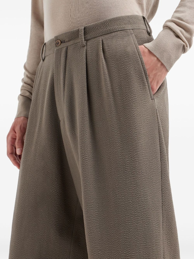 pleat-detail trousers 5