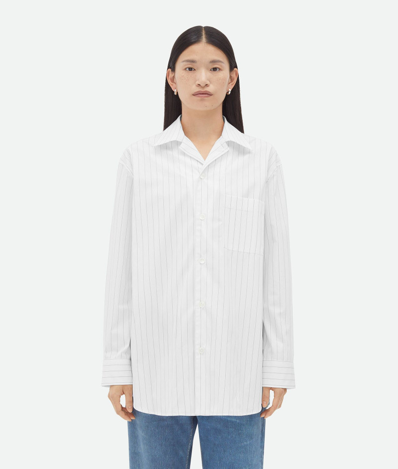 Cotton Pinstripe Shirt - 1