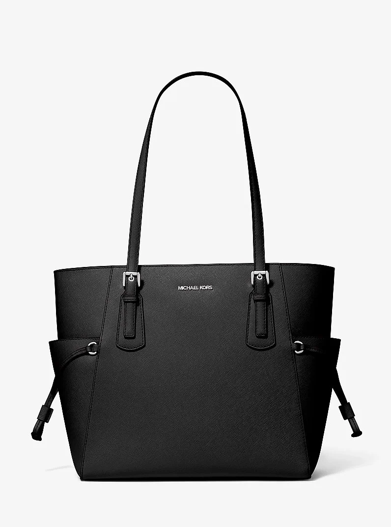 Voyager Large Saffiano Leather Tote Bag - 1