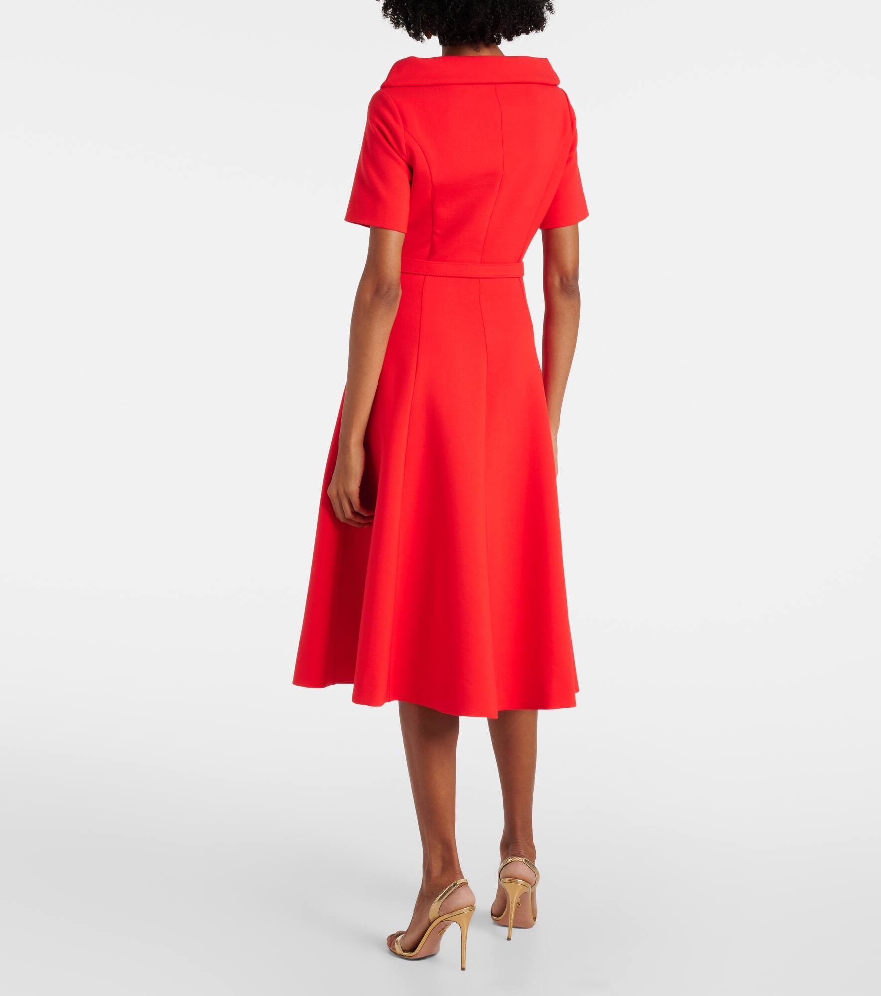 Wool-blend midi dress - 3