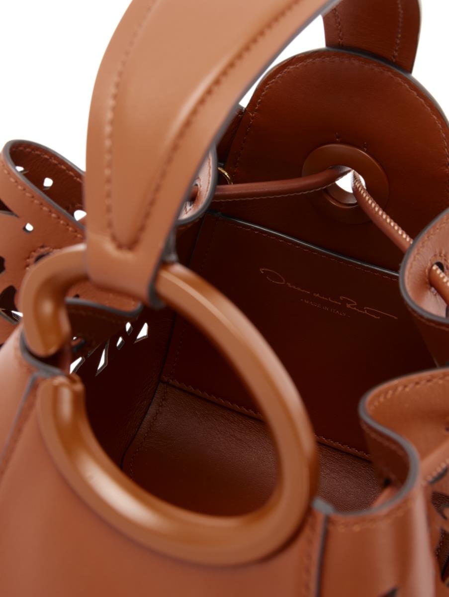 LASER CUT O HANDLE BAG - 5