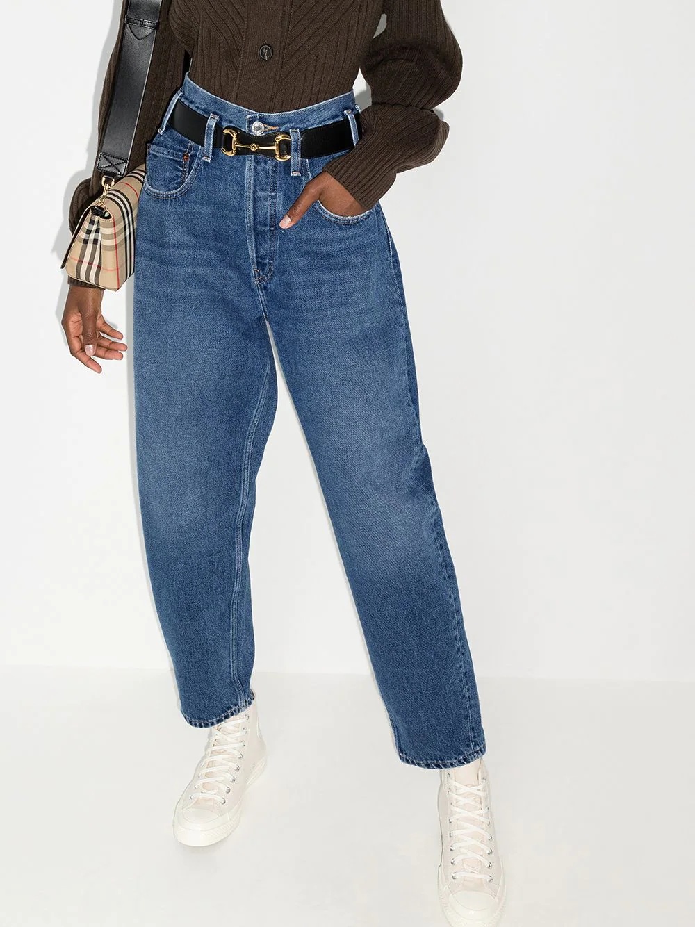 '80s high-rise jeans - 2