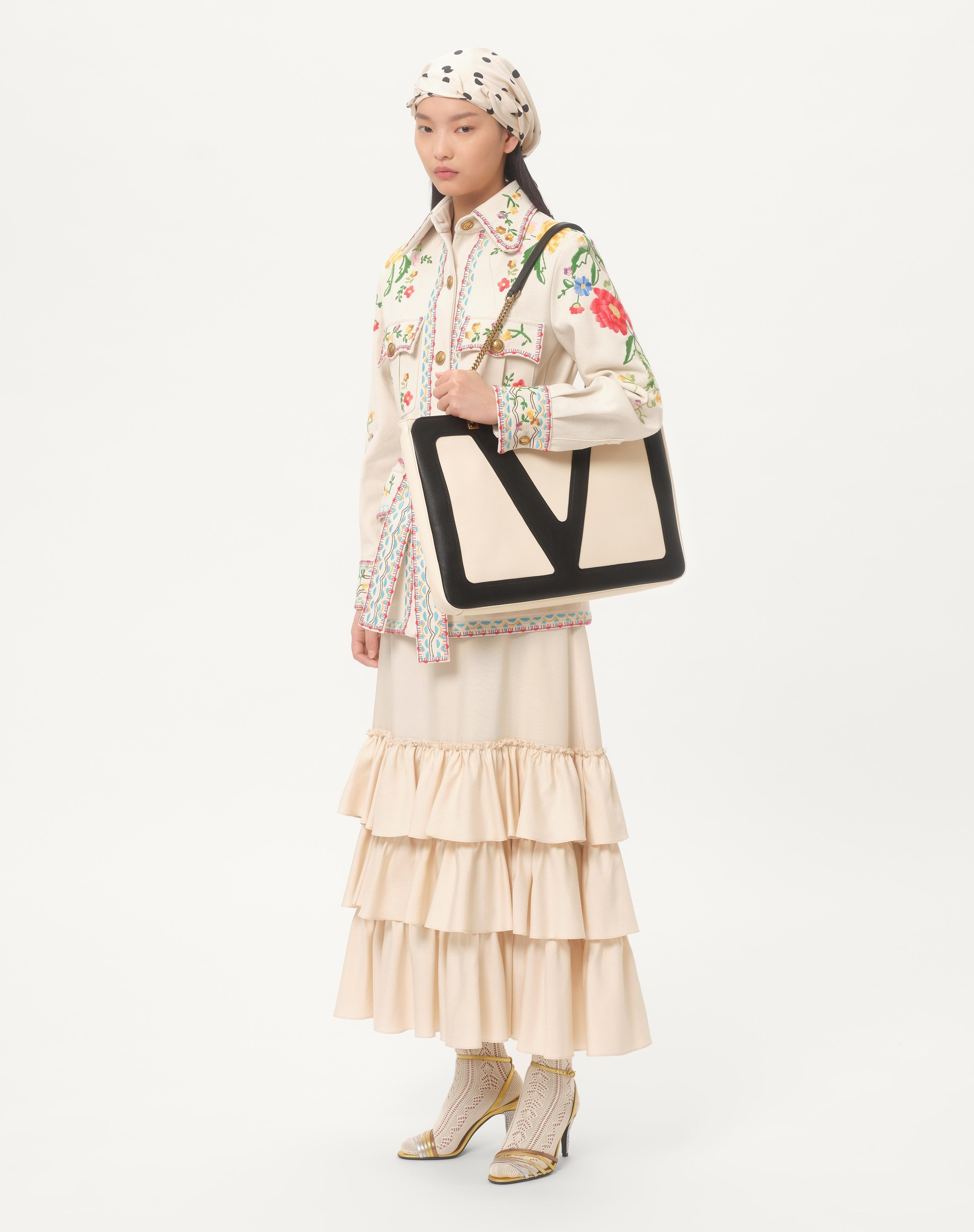 VALENTINO GARAVANI VIVA SUPERSTAR NAPPA LEATHER SHOPPER - 2