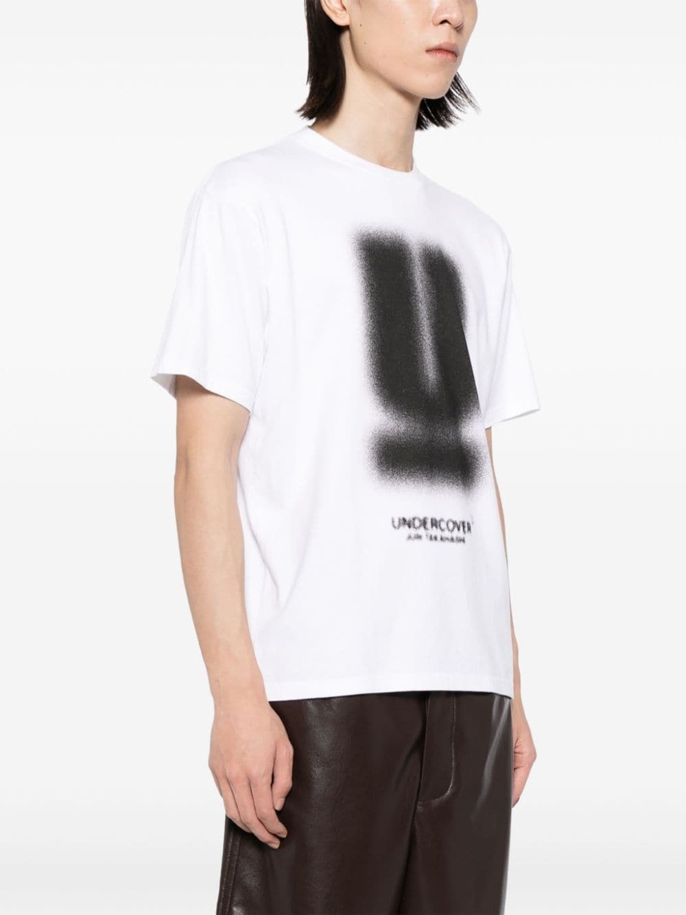 logo-print cotton T-shirt - 3