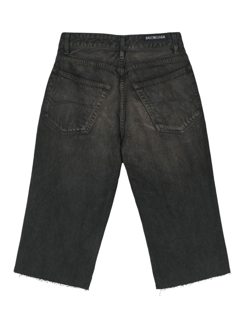 BALENCIAGA denim shorts outlook