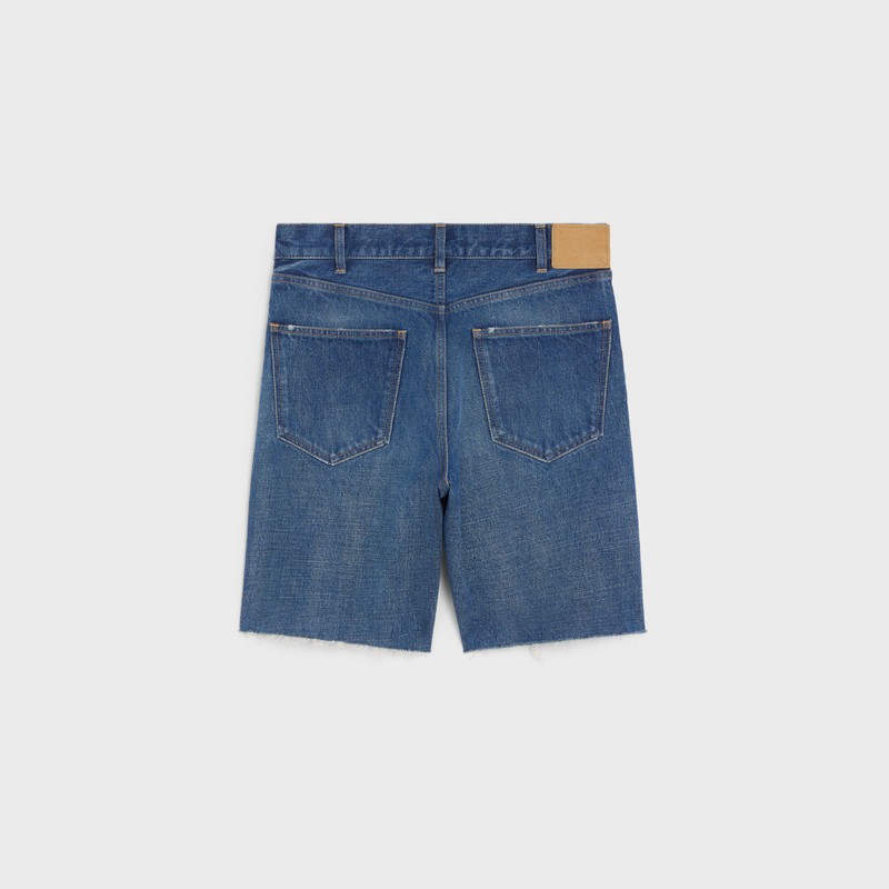CELINE SKATE SHORTS IN DARK UNION WASH DENIM outlook