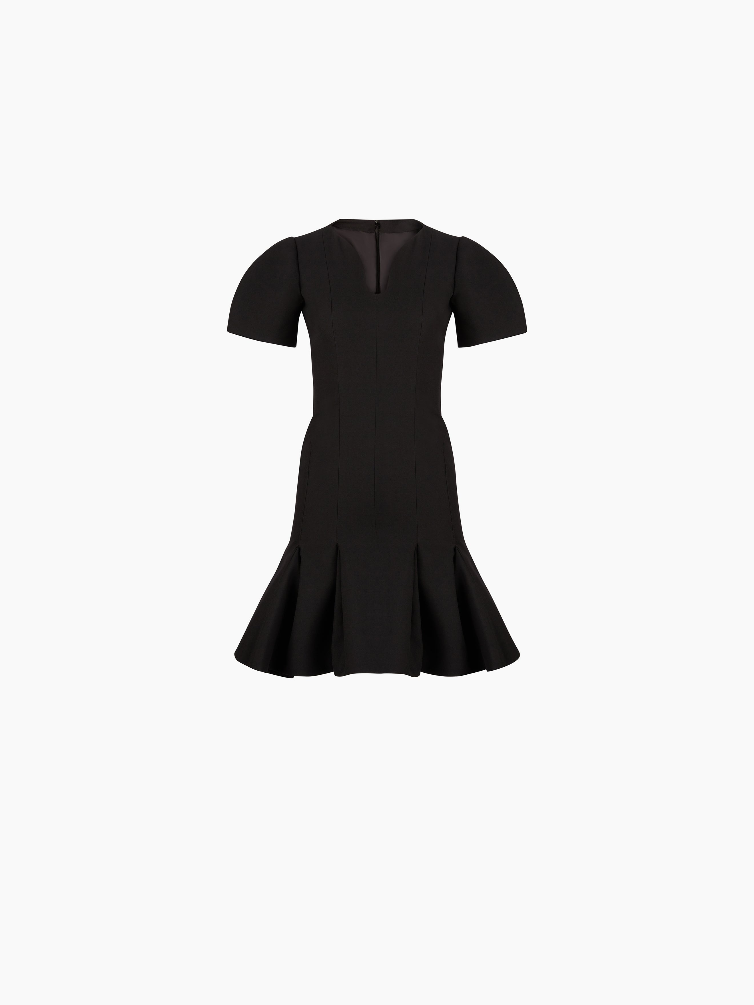 PEPLUM DRESS IN WOOL - 5