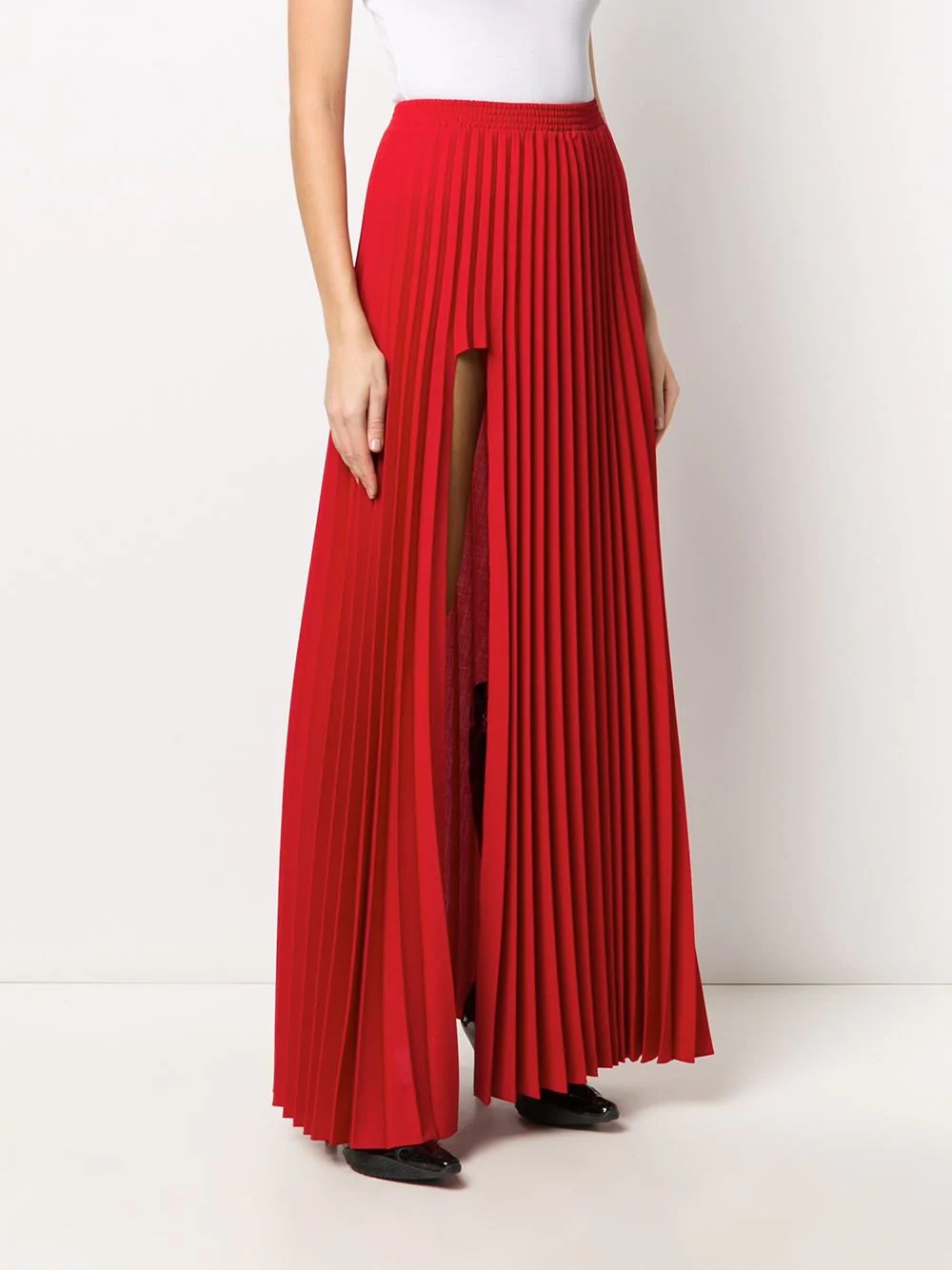 long pleated skirt - 3