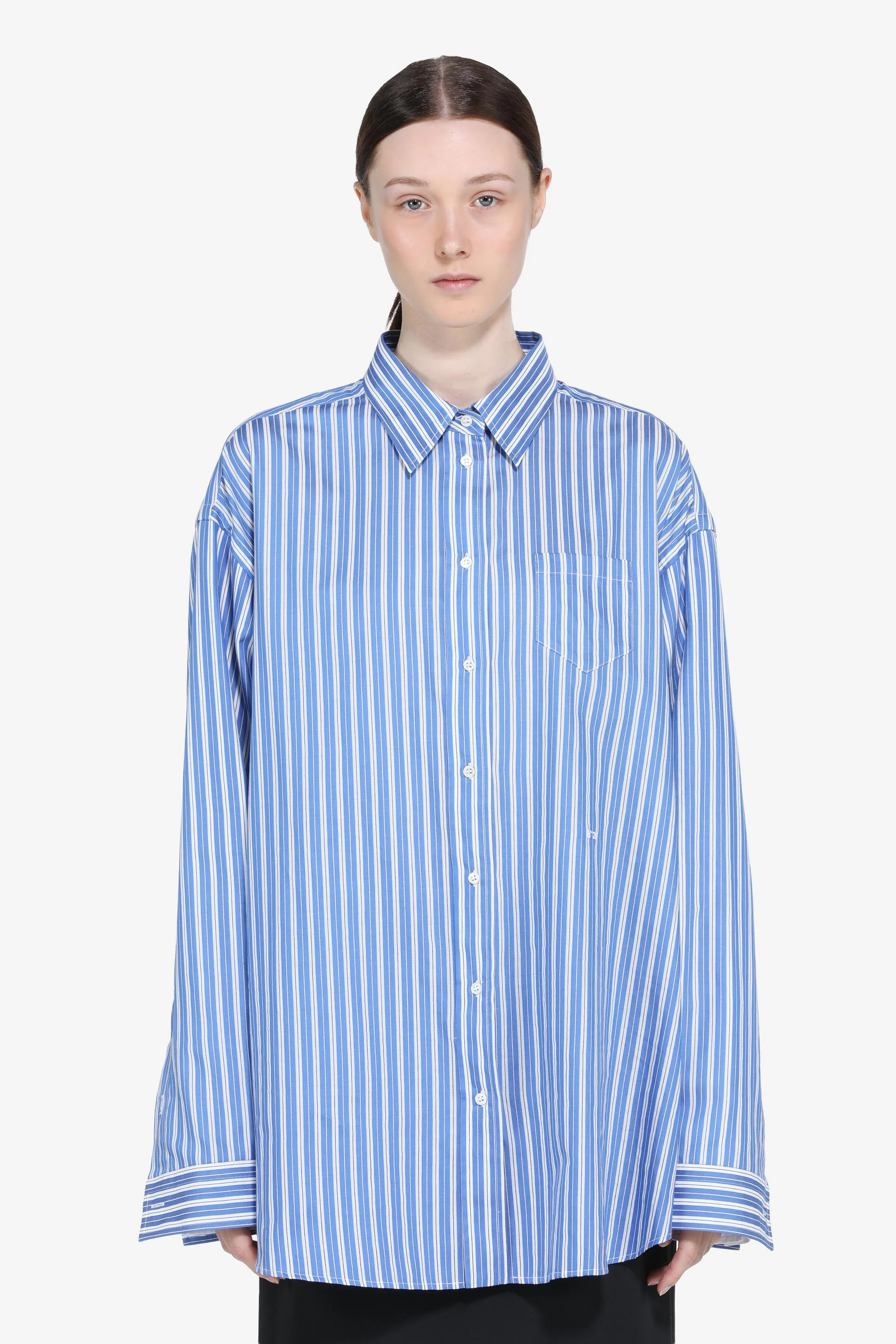 OVERSIZED STRIPED SHIRT - 1