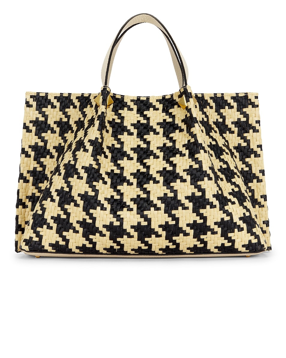 V Logo Signature Medium Tote Bag - 3