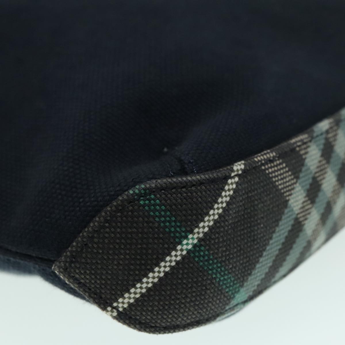Burberry Blue Label Shoulder Bag Canvas Navy - 14