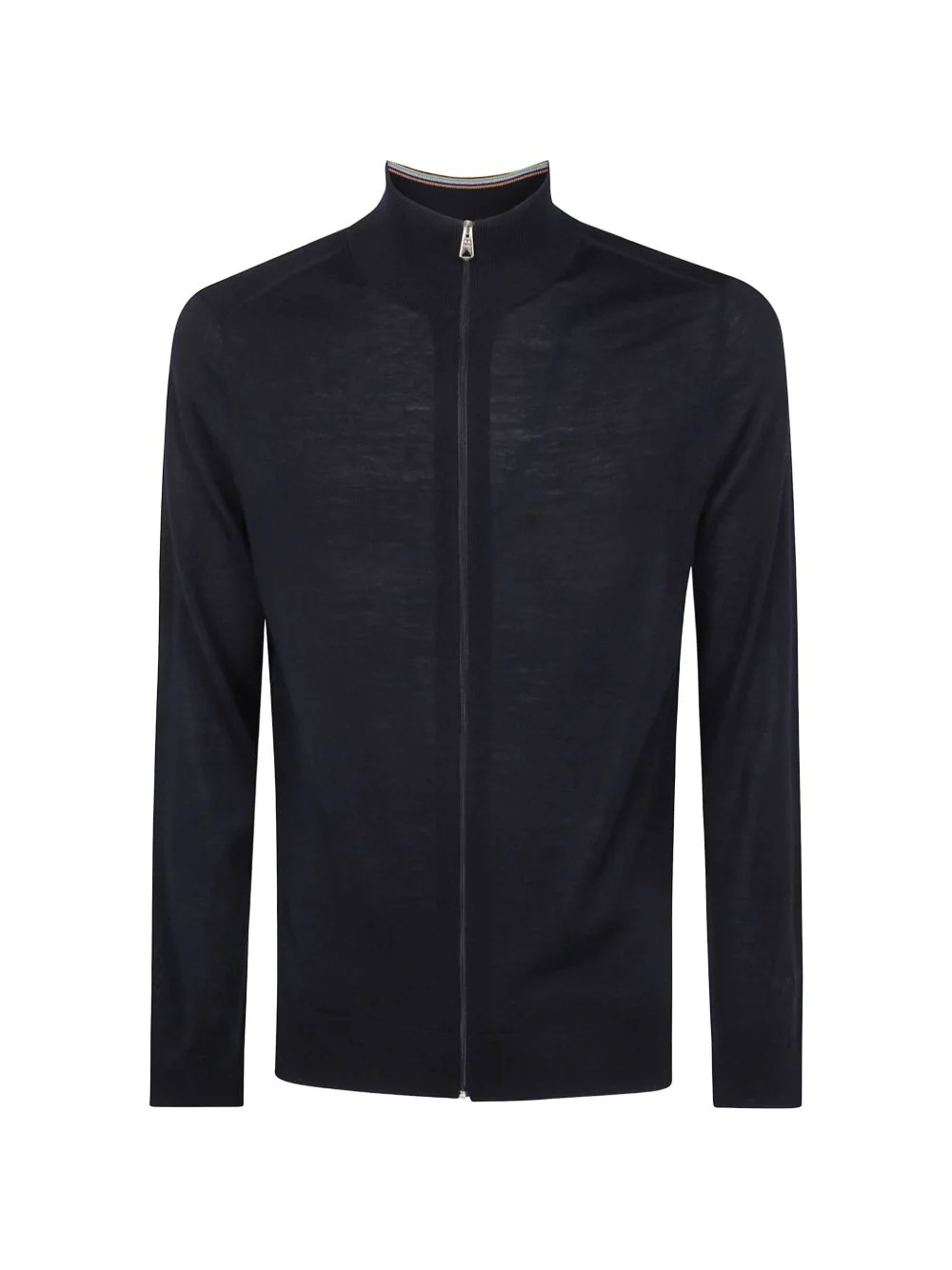 zip-up high-neck cardigan - 1