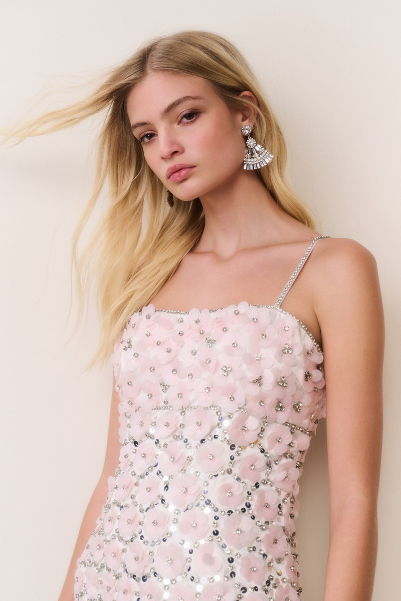 Katarina Floral Embellished Mini Dress 3