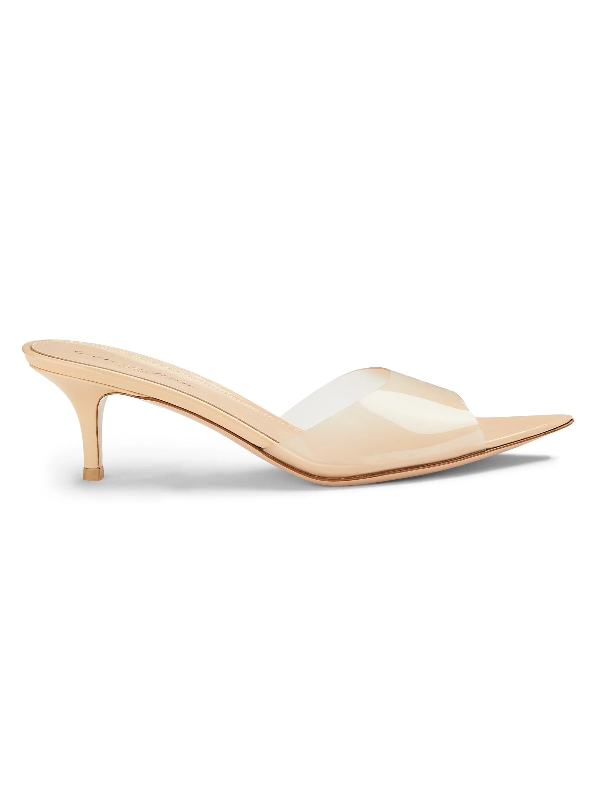 Women's Elle 55MM Plexi Mules - Beige - 1