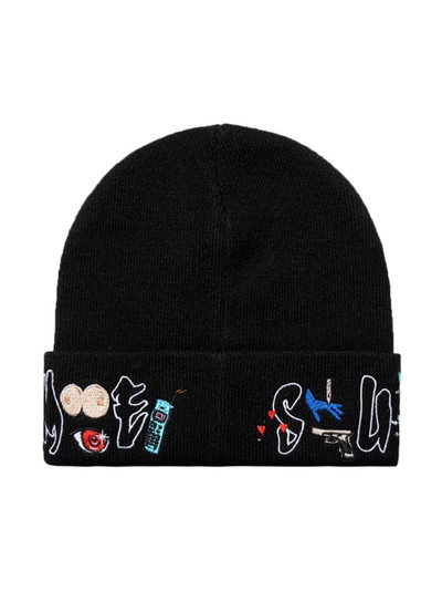 Supreme AOI knitted beanie hat outlook