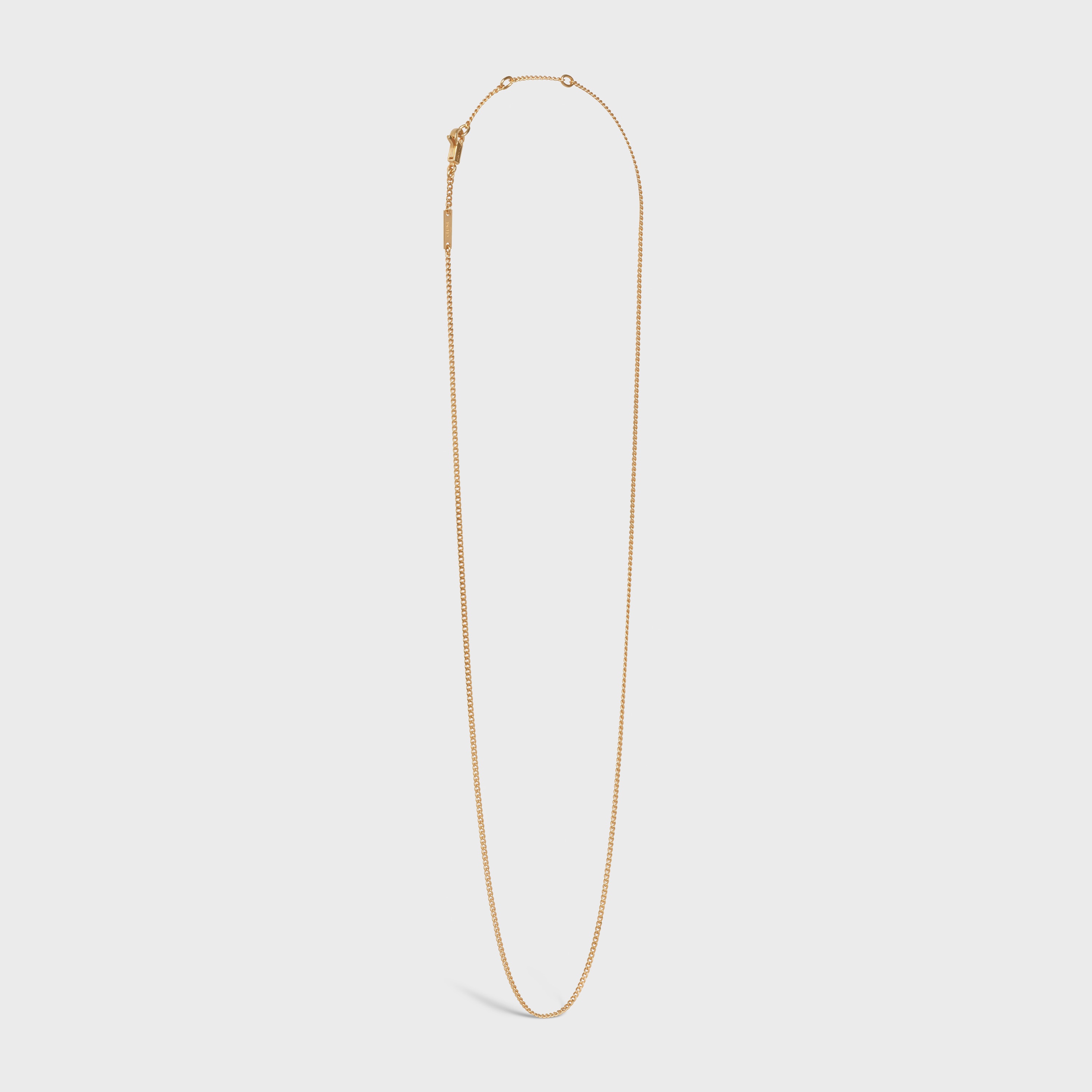 Celine Separables Short Chain in Brass with Gold Finish - 2