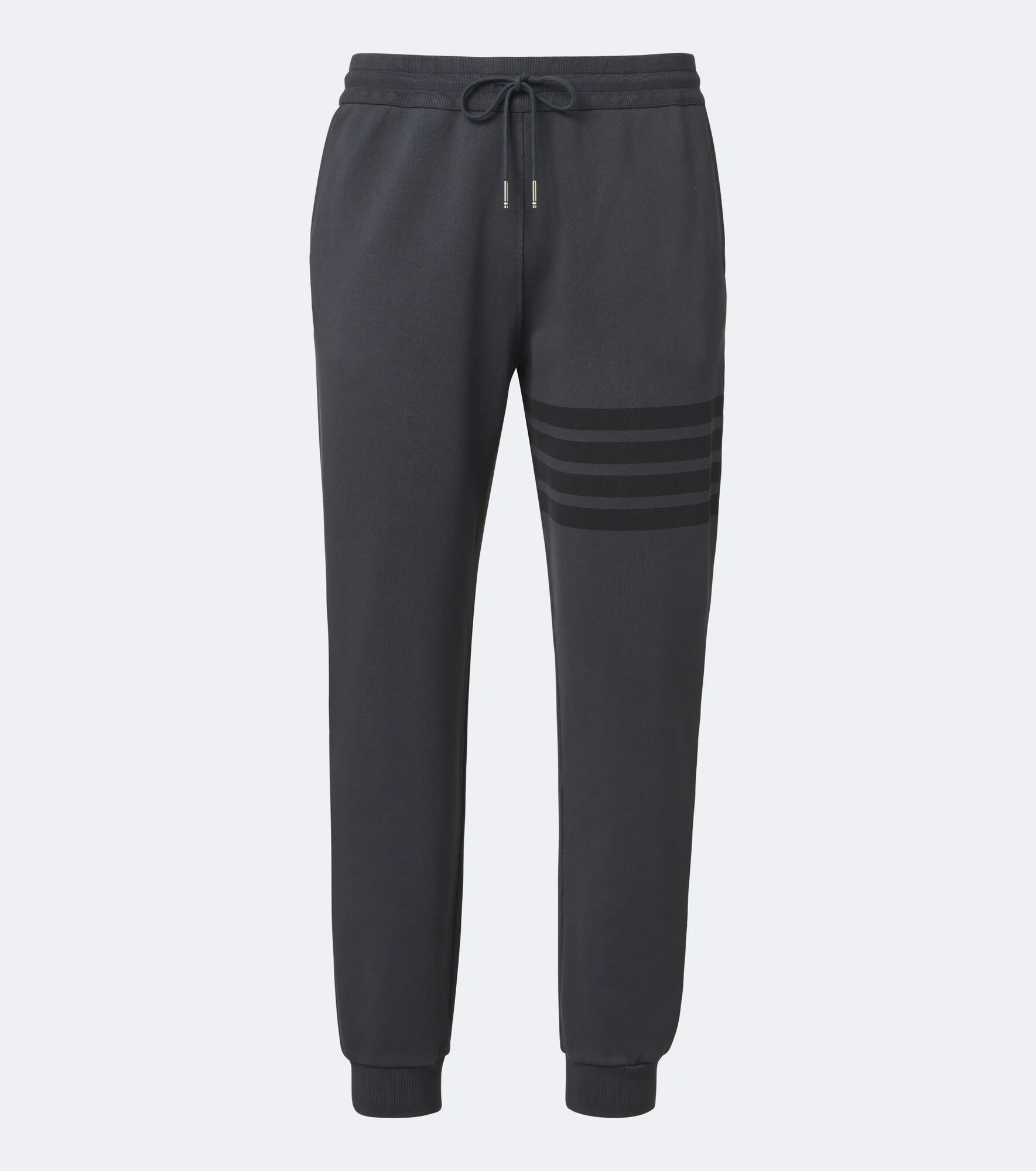 Striped cotton sweatpants - 1