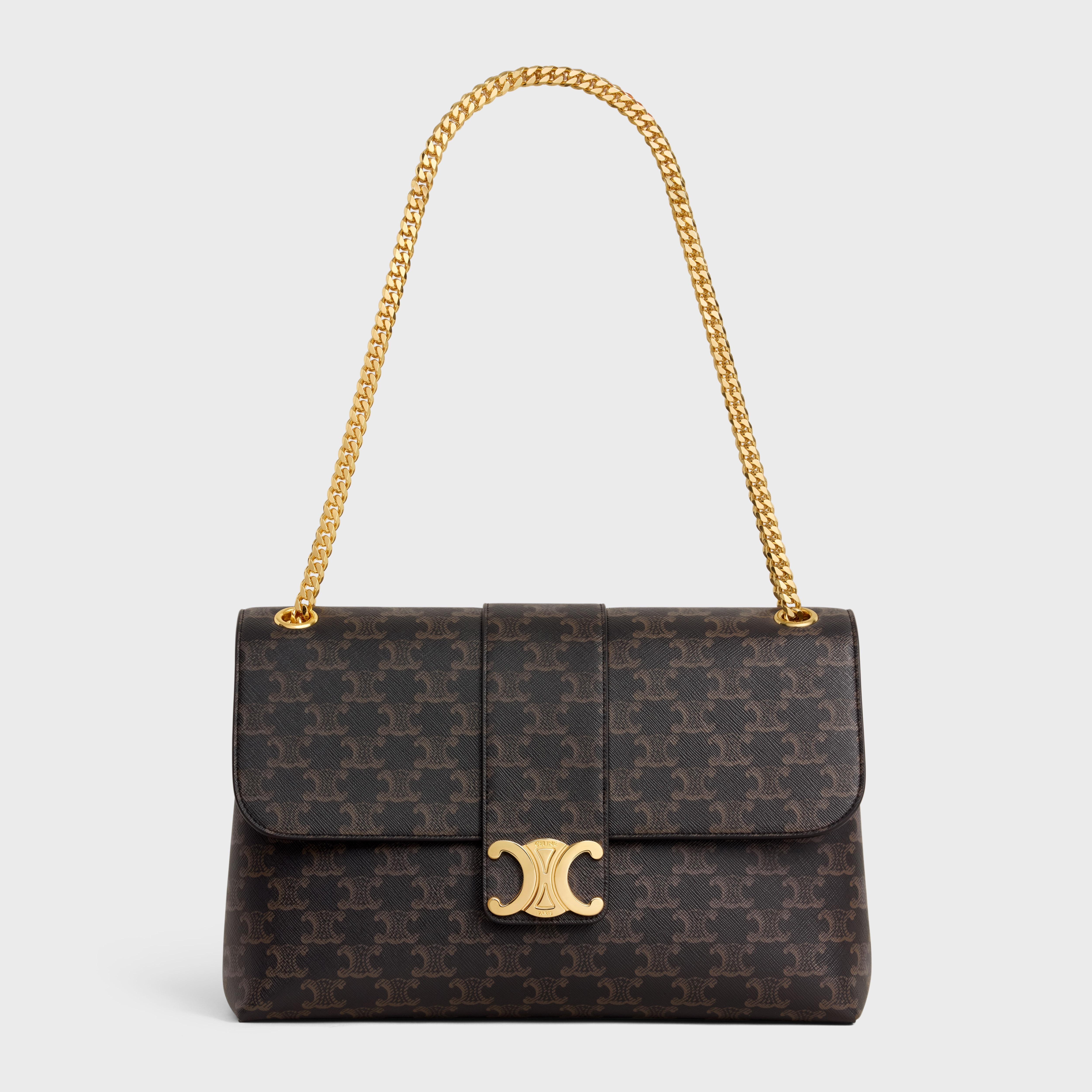 LARGE CELINE VICTOIRE BAG in Triomphe Canvas - 4