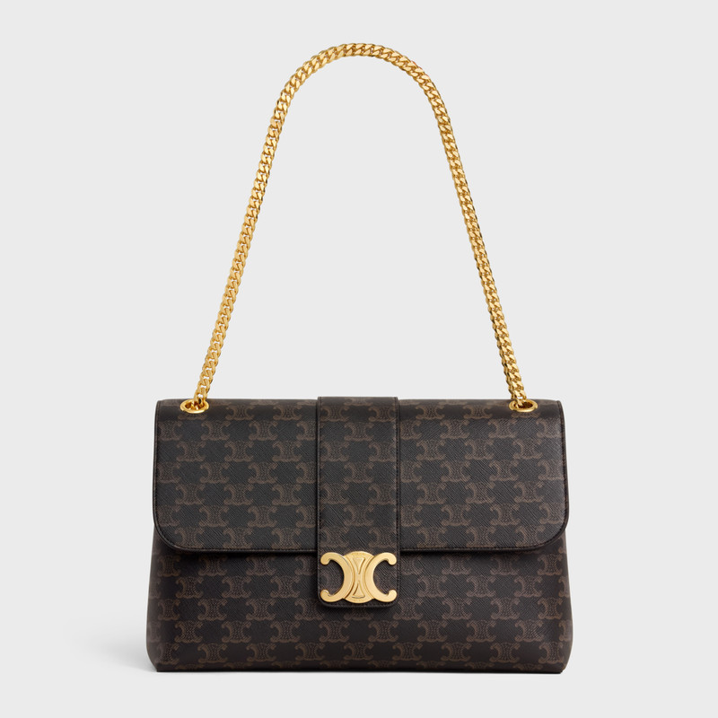 LARGE CELINE VICTOIRE BAG in Triomphe Canvas 4