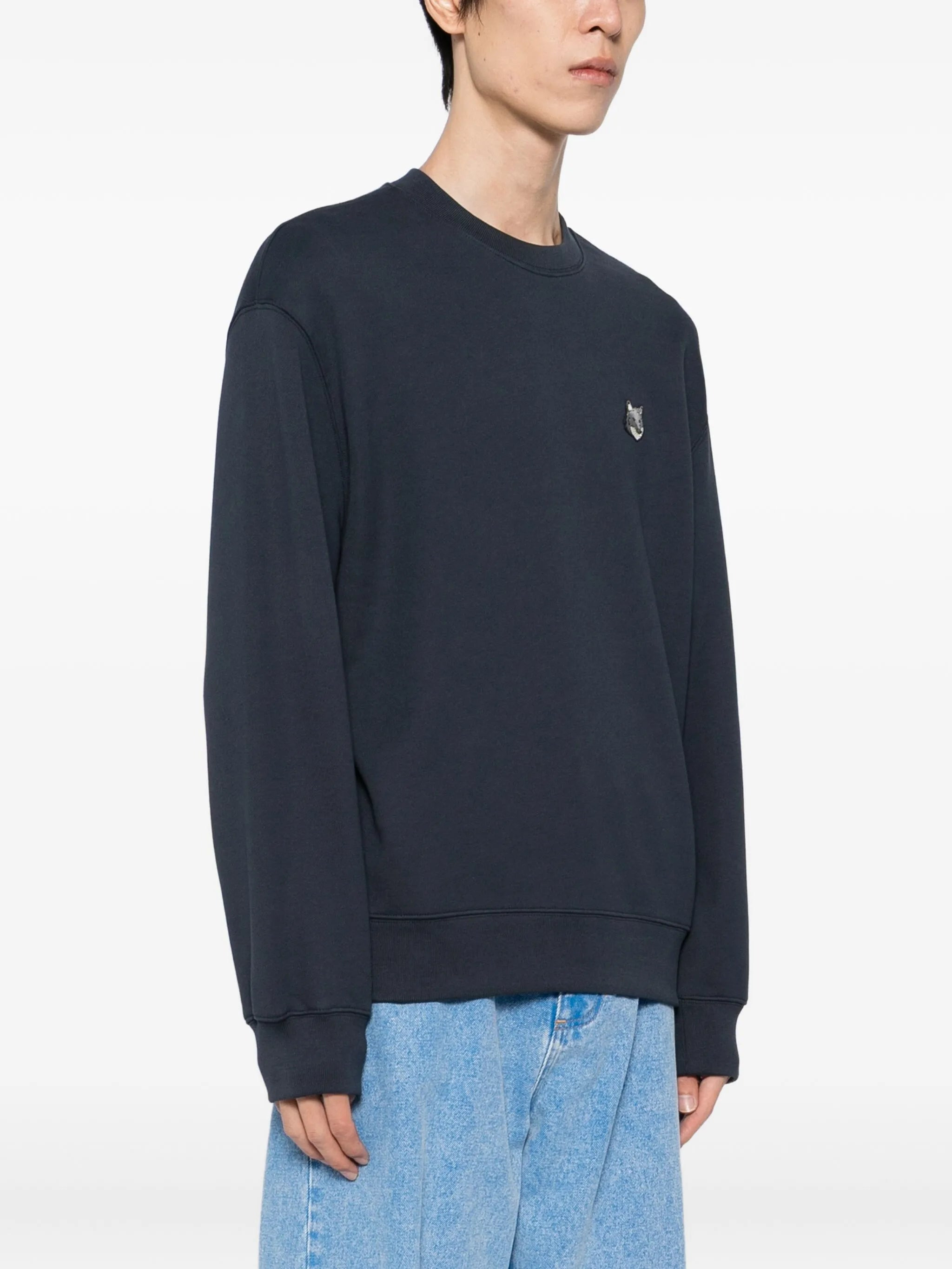Maison Kitsuné Embroidered-logo Patch Sweatshirt - 4