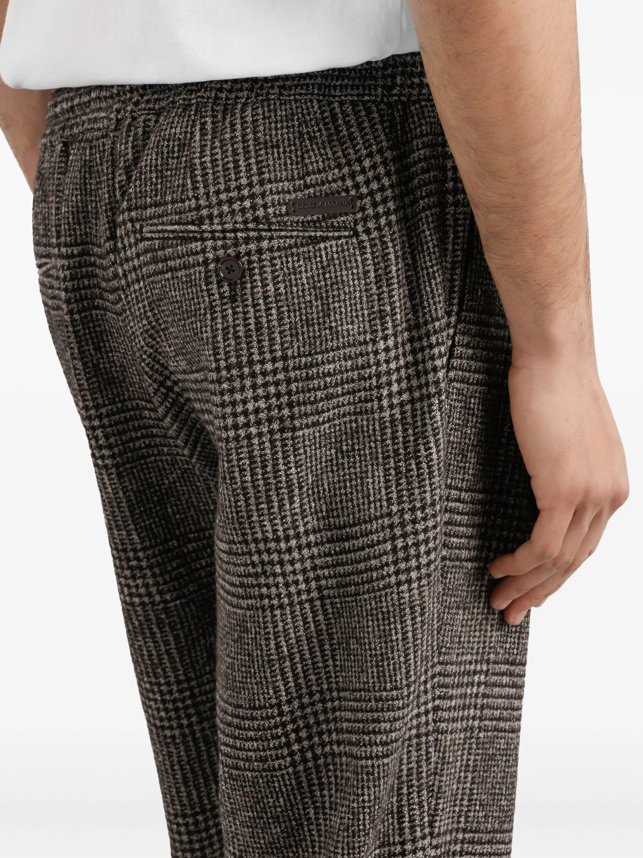 Dolce & Gabbana Check-pattern Pleated Trousers - 5