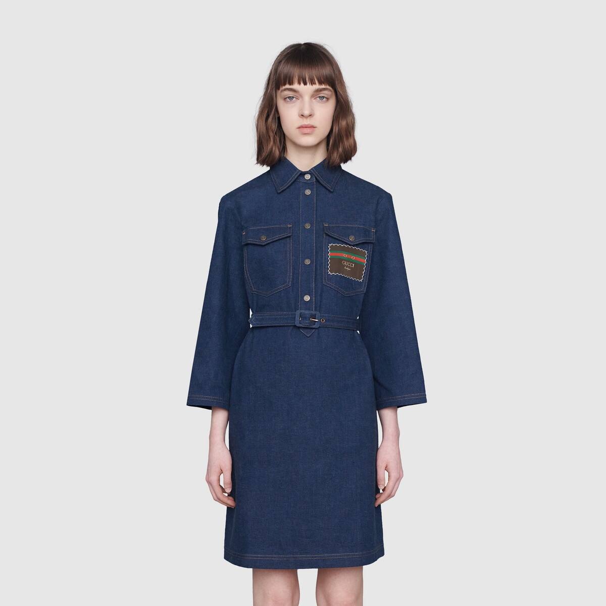 Short denim dress with Gucci Boutique - 3