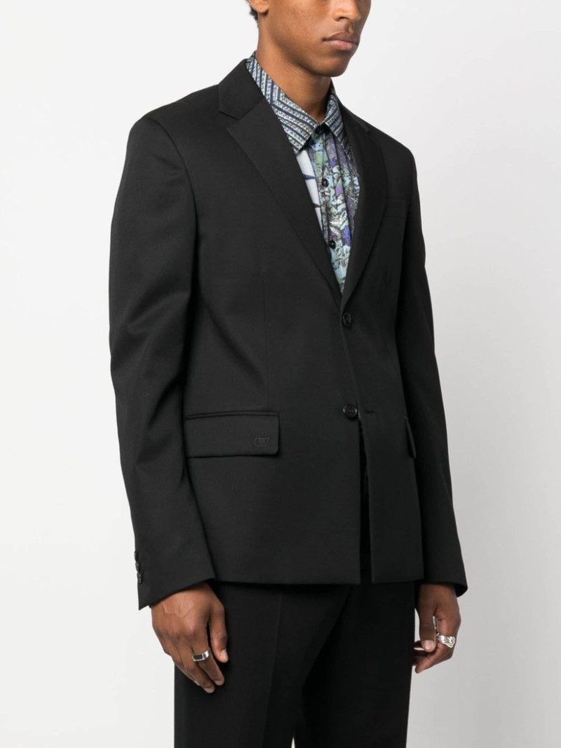 single-breasted wool blazer 3
