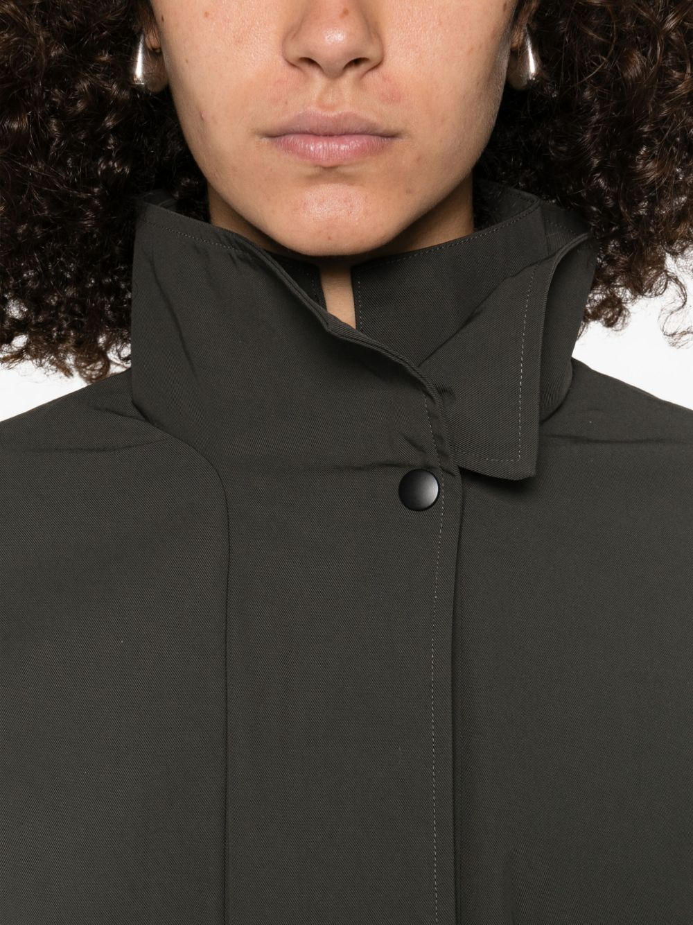 high-neck bomber jacket - 5
