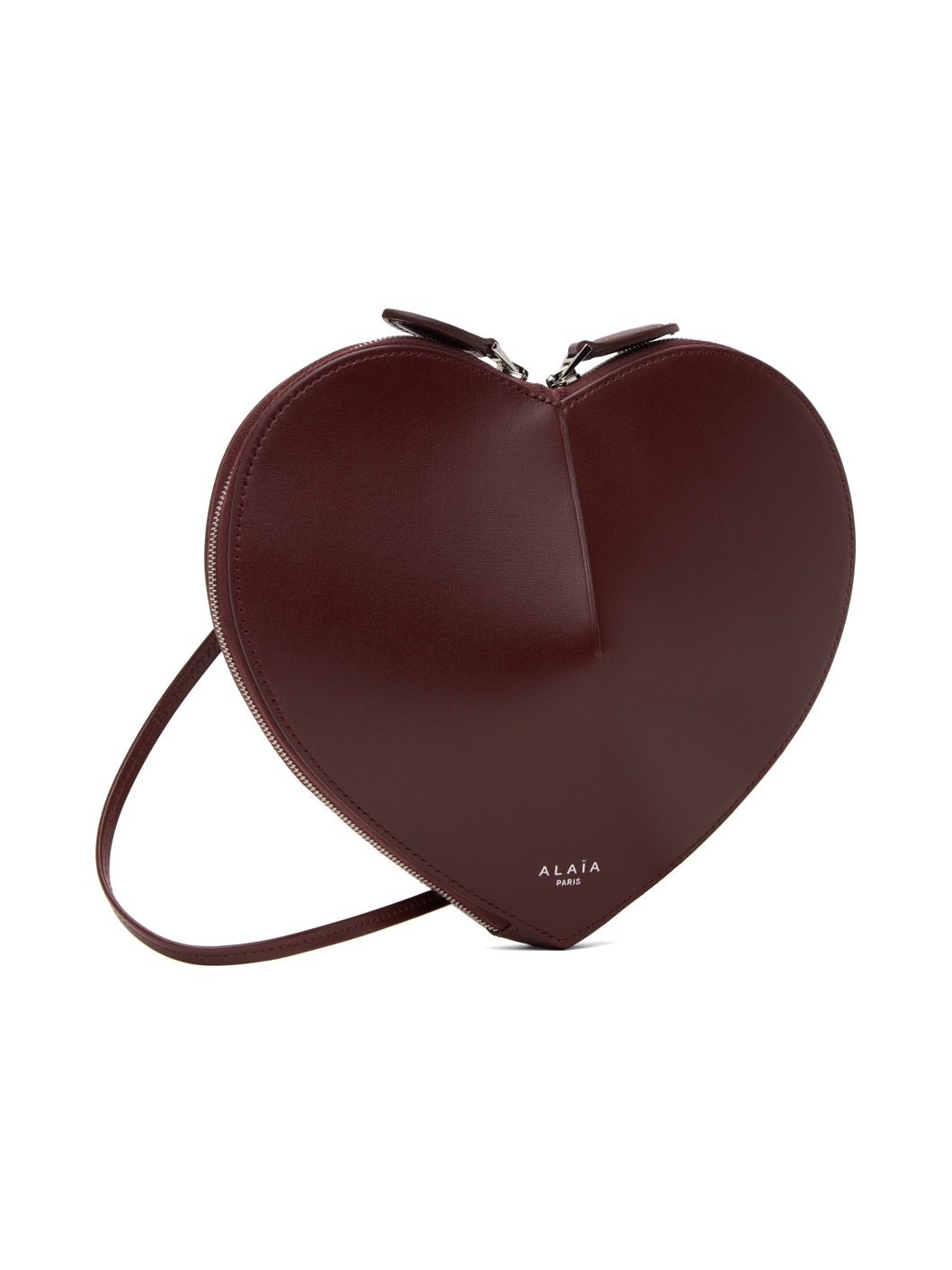 Burgundy 'Le Cœur' Bag - 2