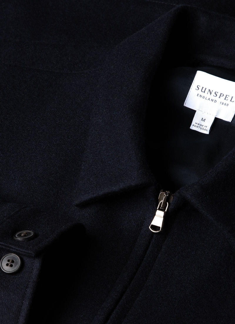 Boiled Wool Zip Jacket 4