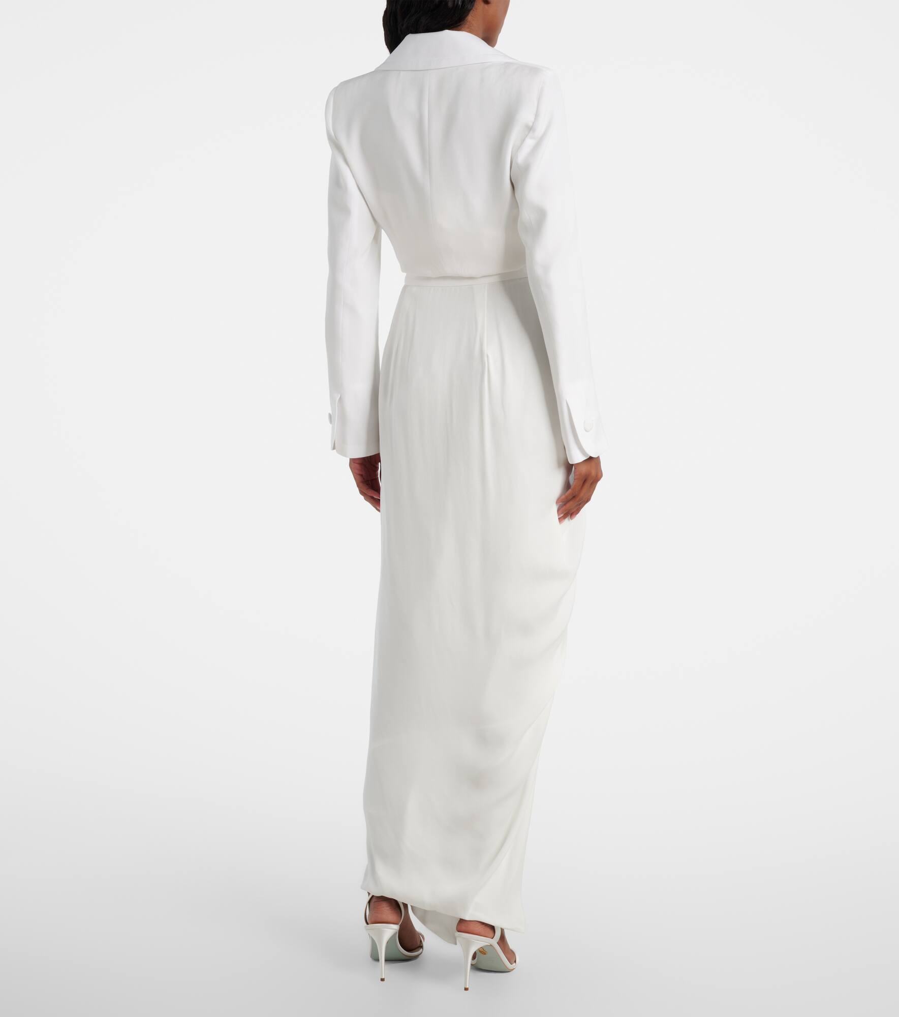 Draped maxi skirt - 3
