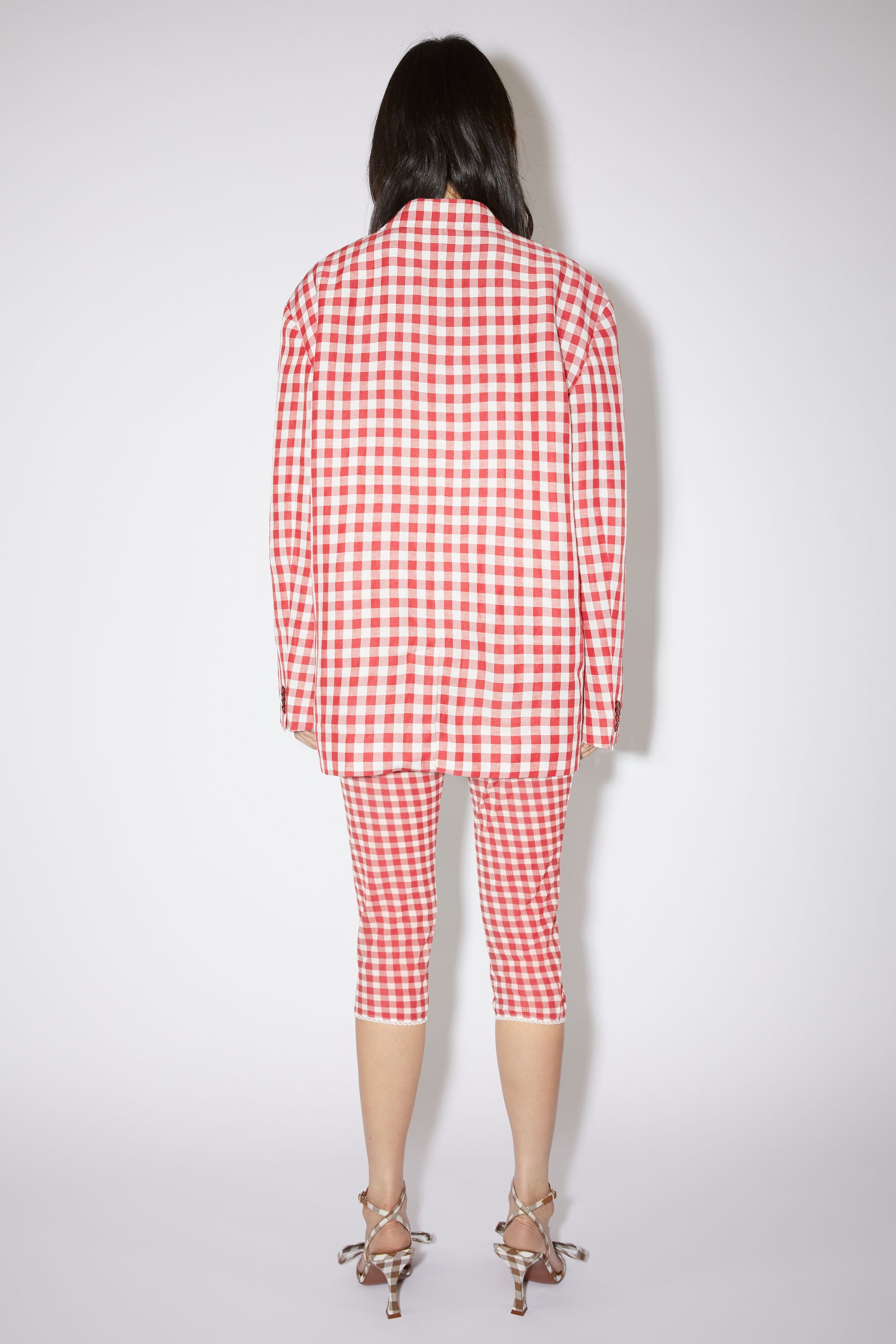 Relaxed fit suit jacket - Cardinal red - 3