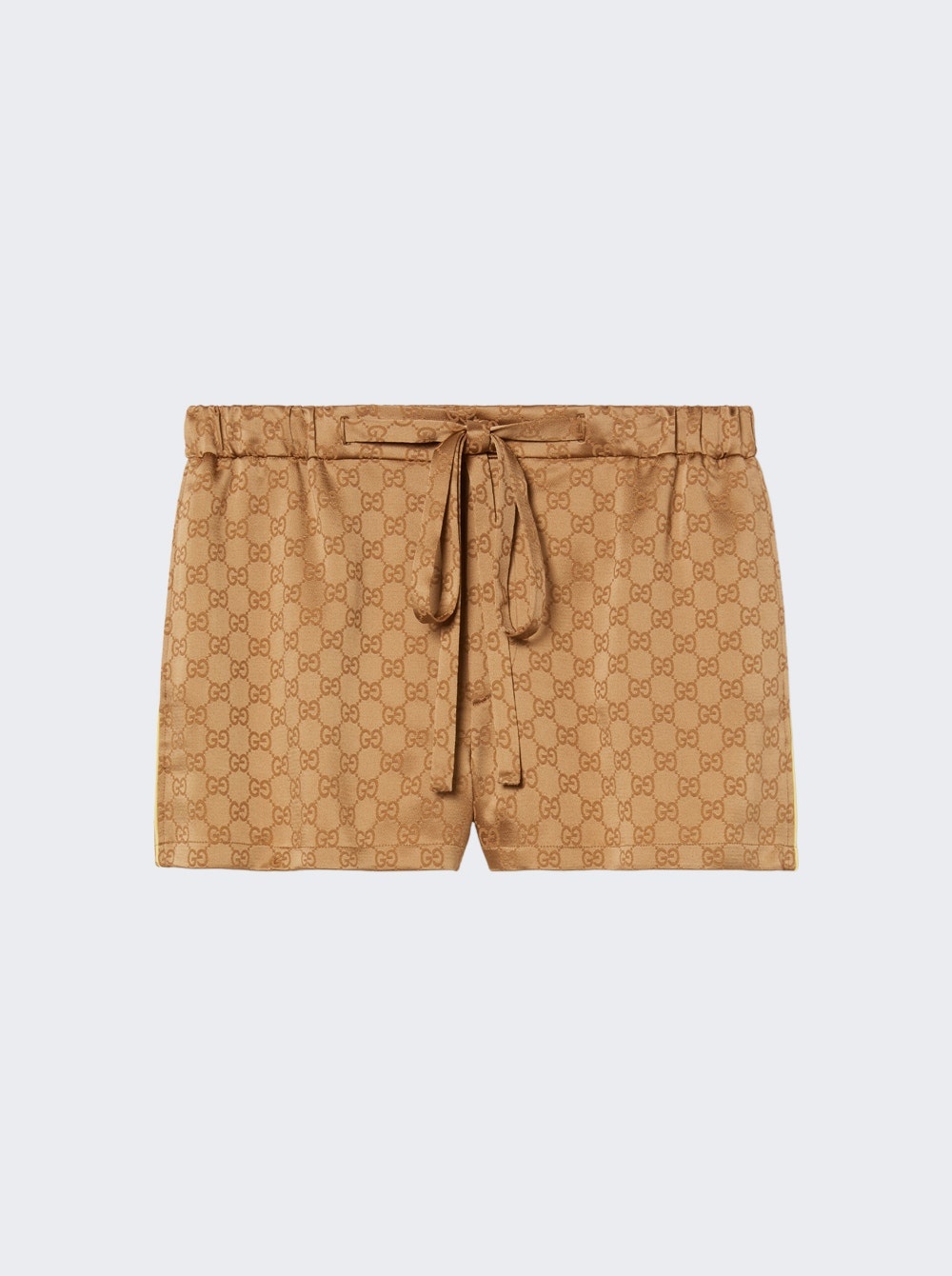 Satin Shorts Coffee - 1