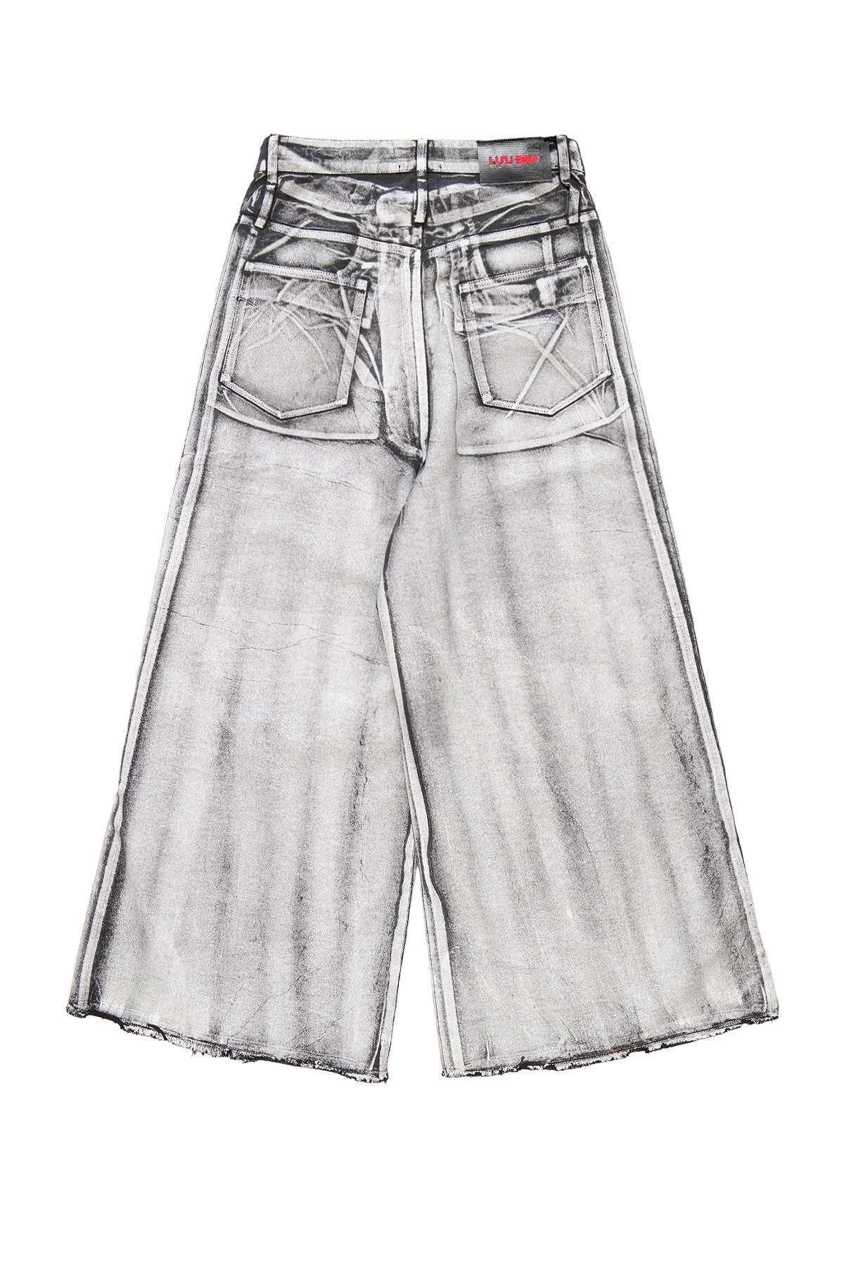 Lu'u Dan  Radiation Dumpster Denim Jeans White - 4
