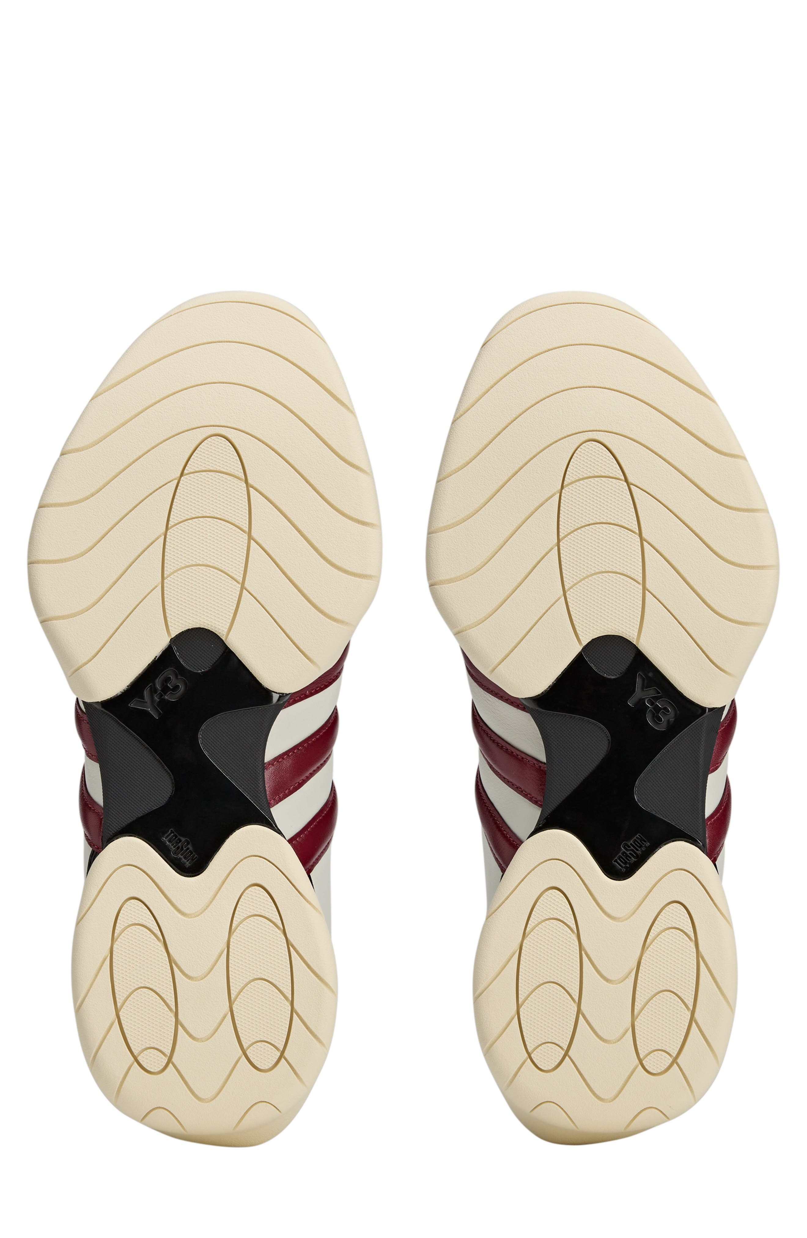 Y-3 Gender Inclusive Regu Sneaker in Orbit Grey/Burgundy/Black at Nordstrom - 4