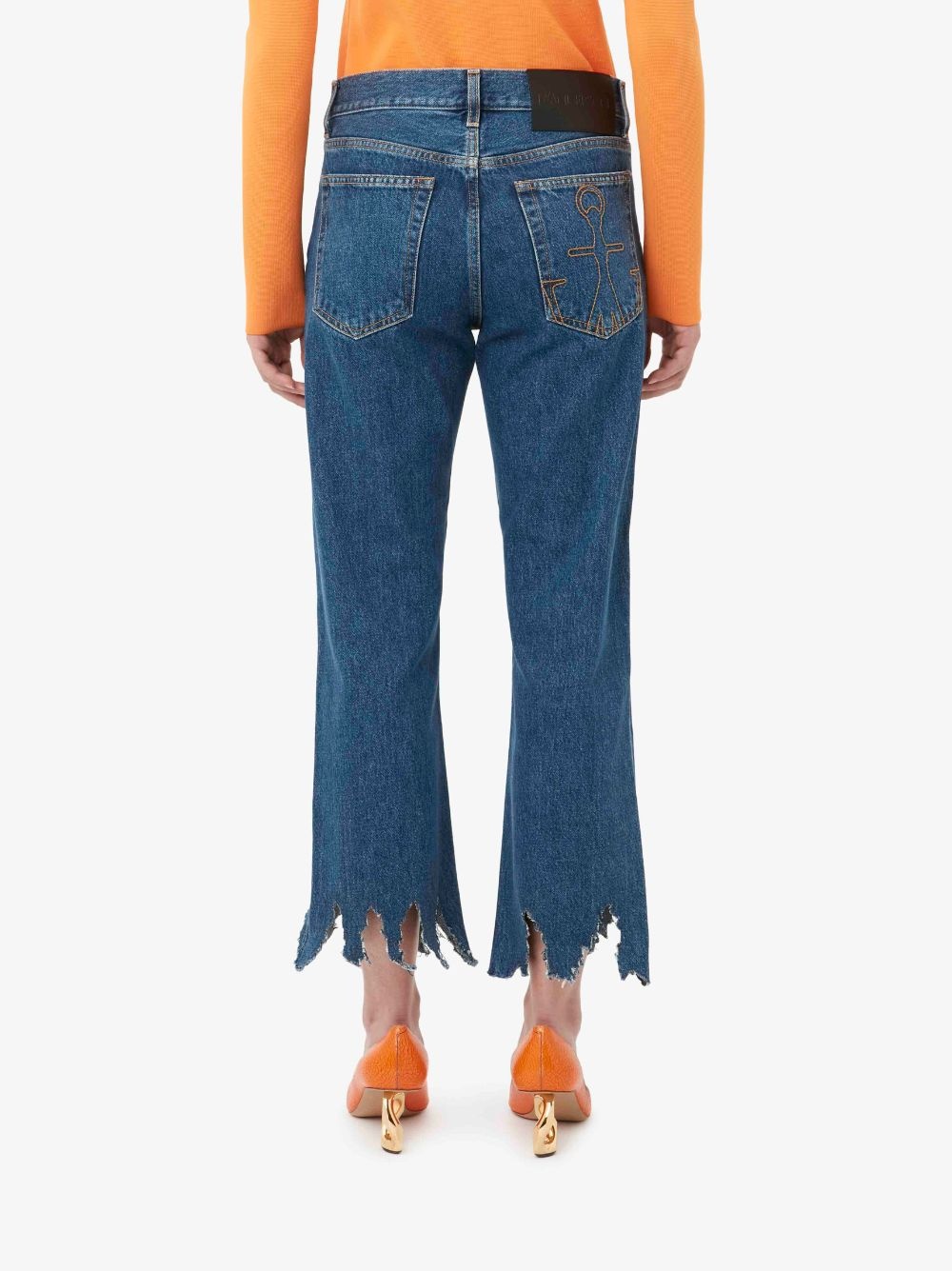 JW Anderson Padlock Strap Slim Fit Denim Jeans