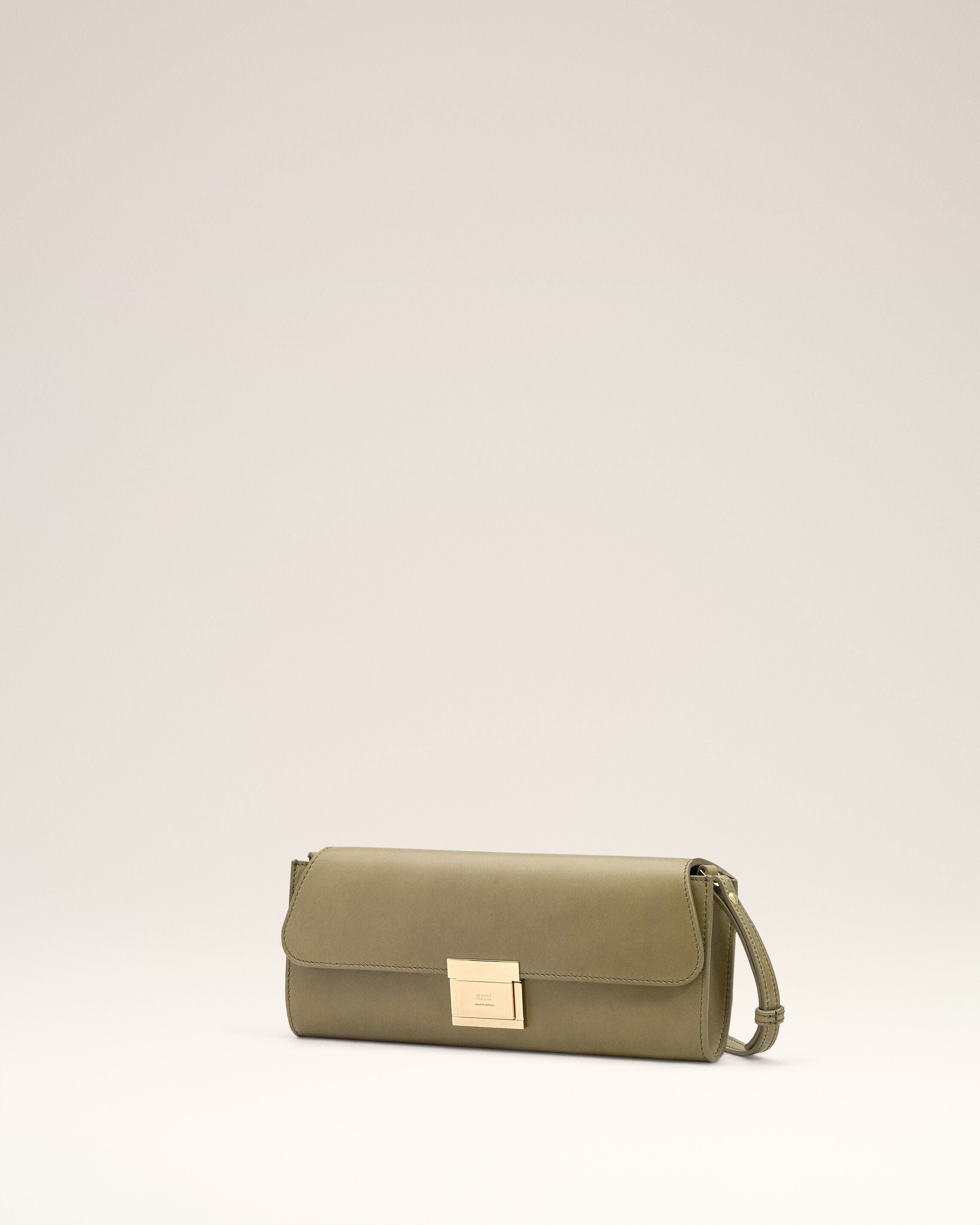 GREEN SMOOTH LEATHER MIMI POUCH - 3