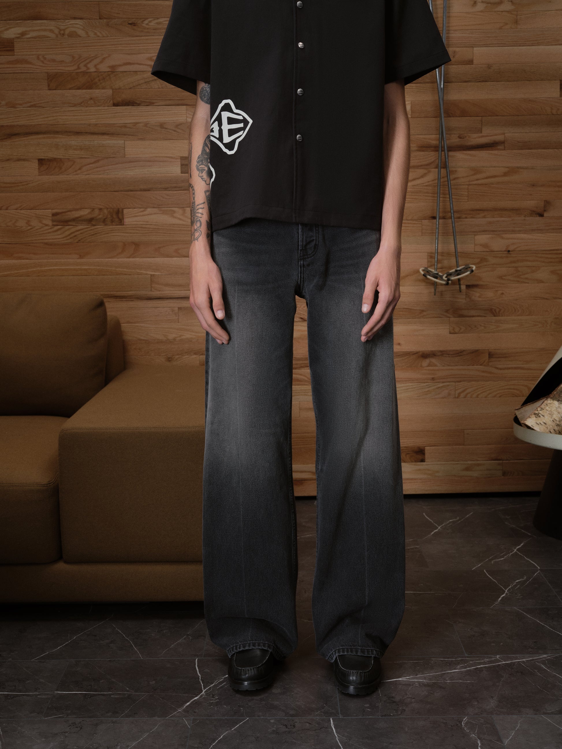 WIDE LEG DENIM - 6